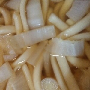 白菜ネギうどん